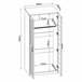 Armario Ropero Finning MDF 80 Marron