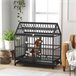 Jaula para Perros Acero PawHut, mascotas - accesorios para perros Negro