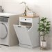 Armario de Baño MDF HOMCOM, hogar - baño Blanco