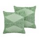 Beliani Cojín decorativo RHOEO 45x45 Verde