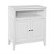 Armario para Baño con 2 Puertas y Estante FRG204-W SoBuy 69 Blanco