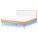 Beliani Cama LED MDF SERRIS 168x215 Marron