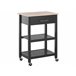 Beliani Carrito de cocina HIUMA 58 Blanco