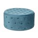 Puff Metal Adda Home Azul