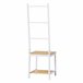 Galán de noche Juuka bambú con 2 estantes y 3 barras Galán de noche Juuka bambú con 2 estantes y 3 barras Blanco