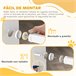 Barrera para Perros PA, Acero PawHut Blanco