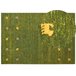 Beliani Alfombra de pelo corto YULAFI 160x230 Verde