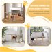Barrera para Perros Pino, Acero PawHut Madera