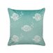 Beliani Cojín decorativo SOLIDAGO Azul/ Verde