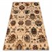 Alfombra de lana SUPERIOR LATICA 100x250 Crema