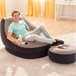 Sillón+reposapiés hinchables INTEX Gris