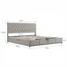 Cama con almacenamiento 200x160 Gris Claro