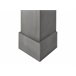 Beliani Repisa de la chimenea MANDRE Gris