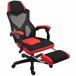 Silla de Oficina esponja, tejido de malla Vinsetto Rojo