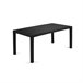 Mesa Exterior - Rodas 138x78 Negro/ Gris