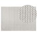 Beliani Alfombra de pelo corto KILIS 140x200 Gris Claro