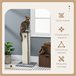 Rascador para Gatos Aglomerado de Madera, Felpa, Sisal PawHut Gris