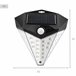 Aktive Pack 6 Apliques LED solares con sensor de movimiento Negro