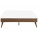Beliani Cama con somier MDF BERRIC 148x202 Marron