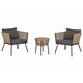 Beliani Conjunto bistro GARGANO Marron Claro