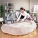 Cama de Perro para Humanos | Human Dog Bed XXL Beige