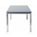 Beliani Mesa de jardín GROSSETO 90x180 Negro