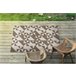 Alfombra de cuerda sisal FLOORLUX 20489 Triángulo 80x150 Beige