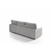 Chaise longue con cama AVA reversible 3 plazas gris Gris