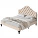 Marco de la cama Beige