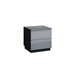 Mueble TV de suelo o pared 2 cajones Mathis 50 Negro/ Gris