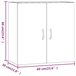 Armario De Pared 60 Blanco