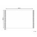Beliani Alfombra de pelo corto ALKENT 160x230 Blanco/ Beige