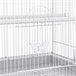 Jaula para Pájaros Metal, PP PawHut Blanco