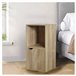 Acomoda Textil - Mesita de Noche de Madera. ( 1 Unidad) Natural