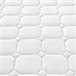 Cama de matrimonio de lino con almacenaje 153x214 Beige