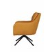 Sillón rotativo decorativo JERRY mostaza Mostaza