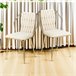 2 piezas, silla de comedor, silla de cocina, silla de salón Crema