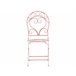 Beliani Conjunto plegable ALBINIA Rosa