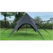Carpa de estrella - 10m - Plástico 10x10 Negro