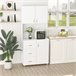 Alacena de Cocina Melamina de Madera HOMCOM, hogar - cocina Blanco