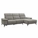 Chaise longue relax eléctrica ANDY Gris Claro
