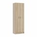 Armario multiusos 2 puertas efecto madera Roble