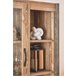 Vitrina doble 2 puertas y 1 cajón INDUSTRY Gris/ Madera