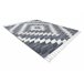 Alfombra SEVILLA Z250A diamantes Franjas Bereber marroquí 160x220 Gris Azul