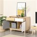 Aparador Auxiliar MDF HOMCOM, hogar - muebles de comedor 100 Multicolor