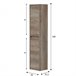 Armario baño Devin 2 puertas, Nordik, 140 cm Madera