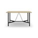 Mesa de comedor rectangular DALMA Roble