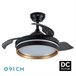 Ventilador De Techo Metal Serie Nalon Negro