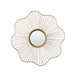 Beliani Espejo decorativo SENS Dorado