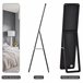 Espejo de Pie Madera de Pino, Vidrio HOMCOM, hogar - decoración Negro
